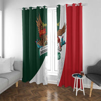 iViva Mexico Eagle Personalized Window Curtain Mexican Independence Day Fiesta - Wonder Print Shop