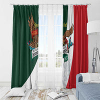 iViva Mexico Eagle Personalized Window Curtain Mexican Independence Day Fiesta - Wonder Print Shop