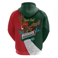 iViva Mexico Eagle Personalized Zip Hoodie Mexican Independence Day Fiesta - Wonder Print Shop