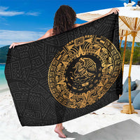 Mexican Aztec Sarong Golden Coat of Arm - Wonder Print Shop