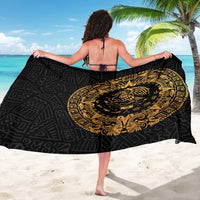 Mexican Aztec Sarong Golden Coat of Arm - Wonder Print Shop