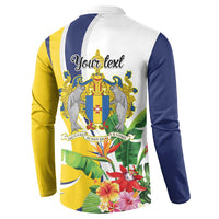 Madeira Pearl of the Atlantic Personalized Button Sweatshirt - Wonder Print Shop