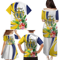 Madeira Pearl of the Atlantic Personalized Family Matching Puletasi and Hawaiian Shirt - Wonder Print Shop
