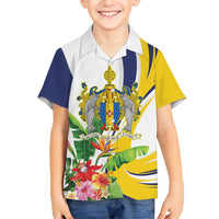 Madeira Pearl of the Atlantic Personalized Family Matching Short Sleeve Bodycon Dress and Hawaiian Shirt - Wonder Print Shop