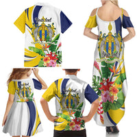 Madeira Pearl of the Atlantic Personalized Family Matching Summer Maxi Dress and Hawaiian Shirt - Wonder Print Shop
