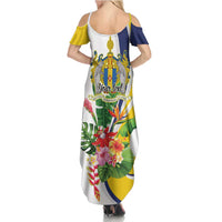 Madeira Pearl of the Atlantic Personalized Family Matching Summer Maxi Dress and Hawaiian Shirt - Wonder Print Shop