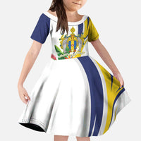 Madeira Pearl of the Atlantic Personalized Kid Short Sleeve Dress - Wonder Print Shop