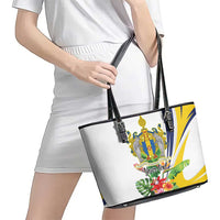 Madeira Pearl of the Atlantic Personalized Leather Tote Bag - Wonder Print Shop