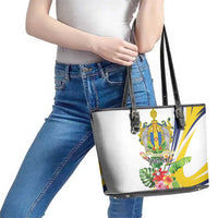 Madeira Pearl of the Atlantic Personalized Leather Tote Bag - Wonder Print Shop