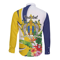 Madeira Pearl of the Atlantic Personalized Long Sleeve Button Shirt - Wonder Print Shop