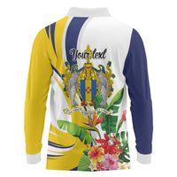 Madeira Pearl of the Atlantic Personalized Long Sleeve Polo Shirt - Wonder Print Shop