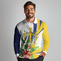 Madeira Pearl of the Atlantic Personalized Long Sleeve Polo Shirt - Wonder Print Shop