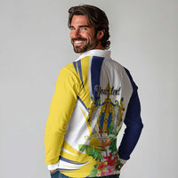 Madeira Pearl of the Atlantic Personalized Long Sleeve Polo Shirt - Wonder Print Shop