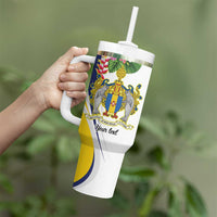 Madeira Pearl of the Atlantic Personalized Tumbler With Handle - Wonder Print Shop