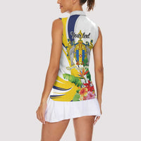 Madeira Pearl of the Atlantic Personalized Women Sleeveless Polo Shirt - Wonder Print Shop