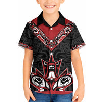 Canada Indigenous Heritage Personalized Kid Hawaiian Shirt First Nations Inuit Metis Pride