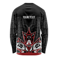 Canada Indigenous Heritage Personalized Long Sleeve Shirt First Nations Inuit Metis Pride