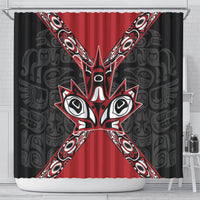 Canada Indigenous Heritage Shower Curtain First Nations Inuit Metis Pride