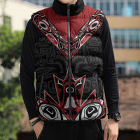 Canada Indigenous Heritage Personalized Sleeveless Puffer Jacket First Nations Inuit Metis Pride