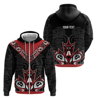 Canada Indigenous Heritage Personalized Zip Hoodie First Nations Inuit Metis Pride