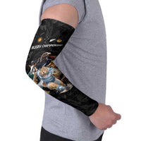 Custom Rugby Southern Hemisphere Arm Sleeves Argentina AUNZ South Africa Mascot Black - Wonder Print Shop