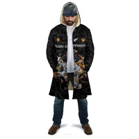 Custom Rugby Southern Hemisphere Cloak Argentina AUNZ South Africa Mascot Black - Wonder Print Shop