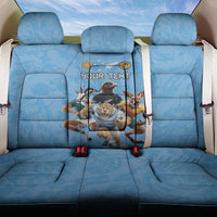 Custom Rugby Southern Hemisphere Back Car Seat Cover Argentina AUNZ South Africa Mascot Blue - Wonder Print Shop
