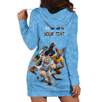 Custom Rugby Southern Hemisphere Hoodie Dress Argentina AUNZ South Africa Mascot Blue - Wonder Print Shop
