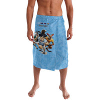 Custom Rugby Southern Hemisphere Lavalava Argentina AUNZ South Africa Mascot Blue - Wonder Print Shop