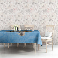 Custom Rugby Southern Hemisphere Tablecloth Argentina AUNZ South Africa Mascot Blue - Wonder Print Shop