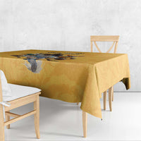 Custom Rugby Southern Hemisphere Tablecloth Argentina AUNZ South Africa Mascot Gold - Wonder Print Shop