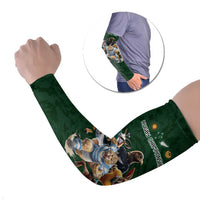 Custom Rugby Southern Hemisphere Arm Sleeves Argentina AUNZ South Africa Mascot Green - Wonder Print Shop