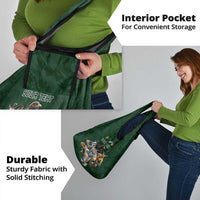 Custom Rugby Southern Hemisphere Grocery Bag Argentina AUNZ South Africa Mascot Green - Wonder Print Shop