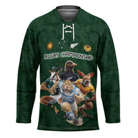 Custom Rugby Southern Hemisphere Hockey Jersey Argentina AUNZ South Africa Mascot Green - Wonder Print Shop