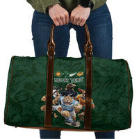Custom Rugby Southern Hemisphere Travel Bag Argentina AUNZ South Africa Mascot Green - Wonder Print Shop