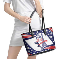 Personalized USA Athletics Leather Tote Bag One For All Summer Sport - Wonder Print Shop