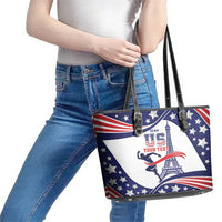 Personalized USA Athletics Leather Tote Bag One For All Summer Sport - Wonder Print Shop