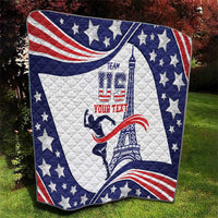 Personalized USA Athletics Quilt One For All Summer Sport - Wonder Print Shop