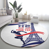 Personalized USA Athletics Round Carpet One For All Summer Sport