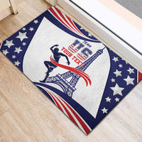Personalized USA Athletics Rubber Doormat One For All Summer Sport - Wonder Print Shop