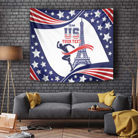 Personalized USA Athletics Tapestry One For All Summer Sport - Wonder Print Shop