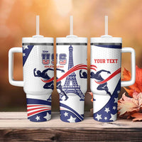 Personalized USA Athletics Tumbler With Handle One For All Summer Sport - Wonder Print Shop