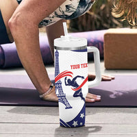 Personalized USA Athletics Tumbler With Handle One For All Summer Sport - Wonder Print Shop
