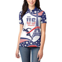 Personalized USA Athletics Women Polo Shirt One For All Summer Sport - Wonder Print Shop