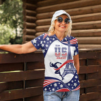 Personalized USA Athletics Women Polo Shirt One For All Summer Sport - Wonder Print Shop