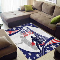 Personalized USA Basketball Area Rug One For All Summer Sport LT9 - Wonder Print Shop