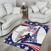 Personalized USA Basketball Area Rug One For All Summer Sport LT9 - Wonder Print Shop