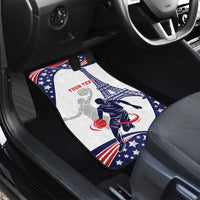 Personalized USA Basketball Car Mats One For All Summer Sport LT9 - Wonder Print Shop