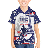 Personalized USA Basketball Family Matching Mermaid Dress and Hawaiian Shirt One For All Summer Sport LT9 - Wonder Print Shop