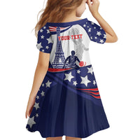 Personalized USA Basketball Family Matching Off Shoulder Short Dress and Hawaiian Shirt One For All Summer Sport LT9 - Wonder Print Shop